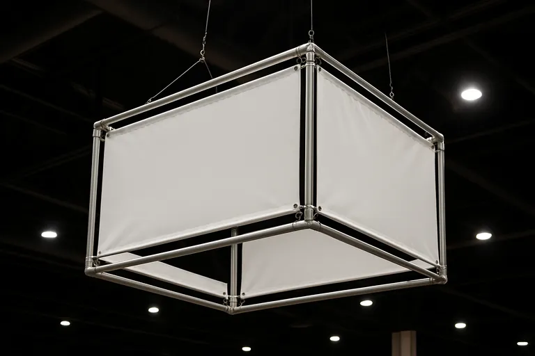 Wat zijn hangende spandoekframes?